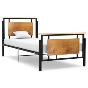 vidaXL Estrutura de cama 90x200 cm metal
