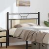 vidaXL Cabeceira de cama 107 cm derivados madeira/a&ccedil;o carvalho sonoma