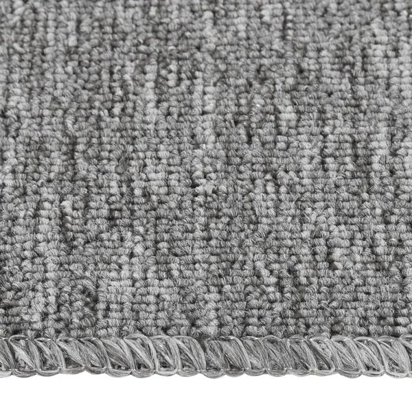 vidaXL Tapetes antiderrapantes retang. p/ escadas 15pcs 75x20 cm cinza