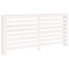 vidaXL Cobertura de radiador 169x19x84 cm pinho maci&ccedil;o branca