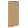 vidaXL Estores de rolo com cortinas Manual Castanho 120 x 220 cm Bambu