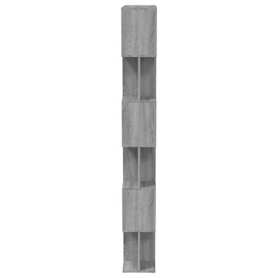 vidaXL Estante/divisória 80x24x192cm derivados madeira cinzento sonoma