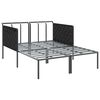 vidaXL Cama de Sol com almofada Antracite 115 x 153 x 69.5cm Aço