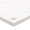 vidaXL Tampo de secretária 100x50x2,5 cm pinho maciço branco