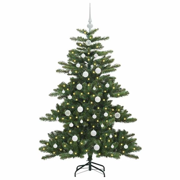 vidaXL &Aacute;rvore de Natal Articulada Artificial Verde 150 cm PVC e A&ccedil;o