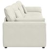 vidaXL Sof&aacute; modular com almofadas creme