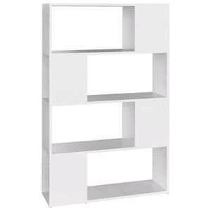 vidaXL Estante/divis&oacute;ria 80x24x124,5 cm contraplacado branco