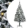 vidaXL &Aacute;rvore de Natal Artificial Branco 240 cm PVC, A&ccedil;o e Pl&aacute;stico