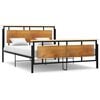 vidaXL Estrutura de cama 160x200 cm metal