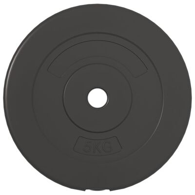 vidaXL Discos de musculação 4 pcs 30 kg cimento