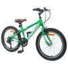 vidaXL Bicicleta de Montanha 24 Polegadas 6-Speed para 8-12 anos Verde
