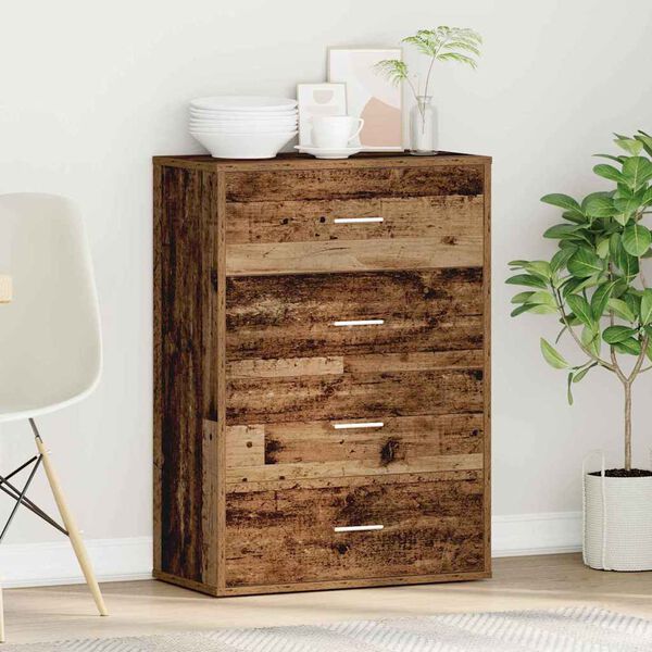 vidaXL Buffet Madeira antiga 60 x 31 x 84 cm Madeira processada