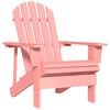 vidaXL Cadeira Adirondack para jardim abeto maci&ccedil;o rosa