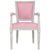 vidaXL Cadeira de jantar veludo rosa