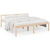 vidaXL Cama para idosos 200x200 cm pinho maci&ccedil;o