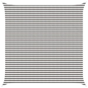 vidaXL Vela de Sombra Cinza Claro e Branco 5 x 5 m HDPE