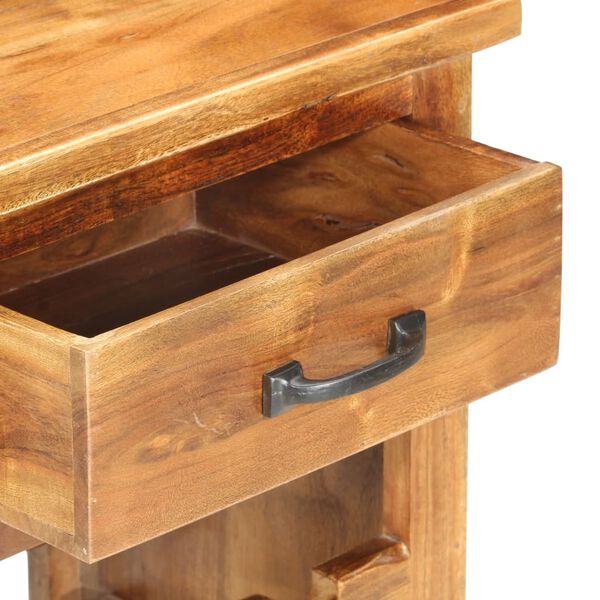 vidaXL Arm&aacute;rio para vinhos 40x30x80 cm madeira de ac&aacute;cia maci&ccedil;a