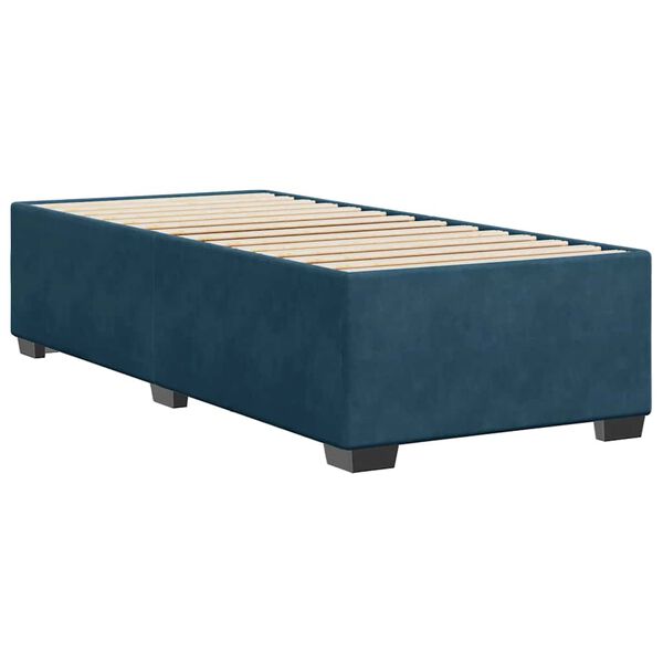 vidaXL Estrutura de cama 80x200 cm veludo azul