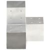 vidaXL Base para poste em forma de Y 101x101 mm metal galvanizado