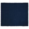 vidaXL Cobertor de Peles de Coelho 4 pcs Azul Marinho 130 x 150 cm