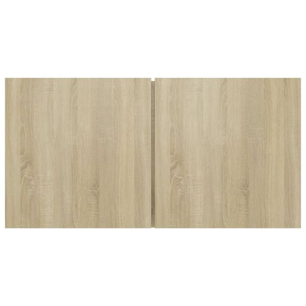 vidaXL M&oacute;vel de TV para parede 60x30x30 cm carvalho sonoma