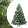 vidaXL &Aacute;rvore de Natal Artificial com 300 LEDs Verde 210 cm PE e PVC