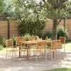vidaXL Conjunto de Jantar para Jardim 7 pcs Bege Rattan Sintético