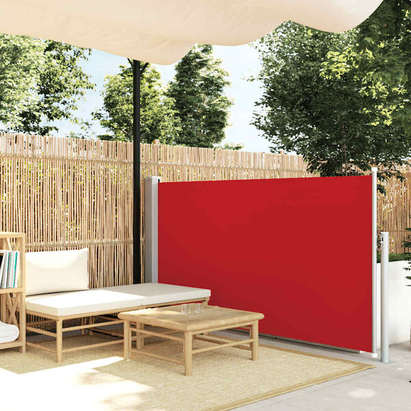 vidaXL Toldo lateral retr&aacute;til 120x300 cm vermelho