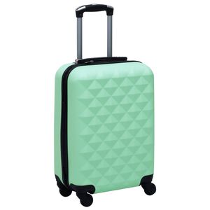 vidaXL Tr&oacute;lei estojo r&iacute;gido ABS verde hortel&atilde;