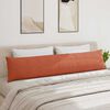 vidaXL Travesseiros de Sof&aacute; 2 pcs Laranja Vermelho 200 x 40 cm