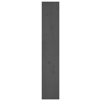 vidaXL Estante/divisória 80x30x167,4 cm madeira pinho maciça cinzento