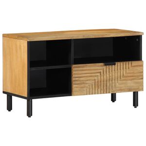 vidaXL M&oacute;vel de TV 80x33x46 cm madeira de mangueira maci&ccedil;a castanho