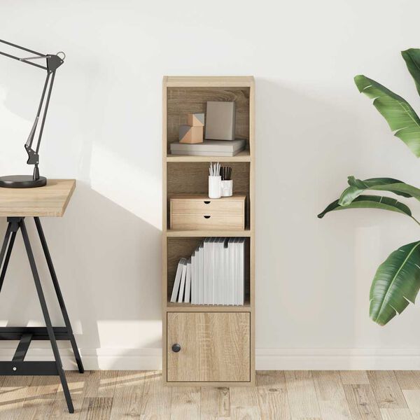 vidaXL Estante 31x24x102 cm derivados de madeira carvalho sonoma