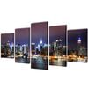 vidaXL Pol&iacute;ptico colorido horizonto Nova Iorque 200 x 100 cm