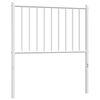 vidaXL Cabeceira de cama 80 cm metal branco