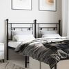 vidaXL Cabeceira de cama 150 cm metal preto