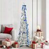vidaXL &Aacute;rvore de Natal Artificial com 150 LEDs Branco 180 cm PVC