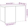 vidaXL Móvel de parede para TV 60x30x41 cm carvalho sonoma