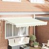 vidaXL Toldo Retr&aacute;til Creme 300 x 200 cm Poli&eacute;ster e Metal