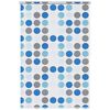 vidaXL Estore de rolo para o duche 160x240 cm c&iacute;rculos