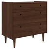 vidaXL Ba&uacute; de Gavetas BILBAO Caramelo escuro 90 x 45 x 89 cm