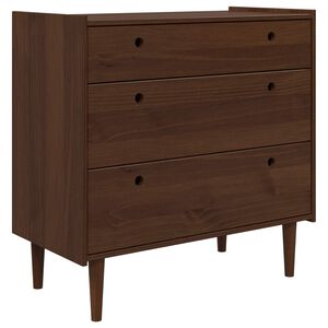 vidaXL Ba&uacute; de Gavetas BILBAO Caramelo escuro 90 x 45 x 89 cm