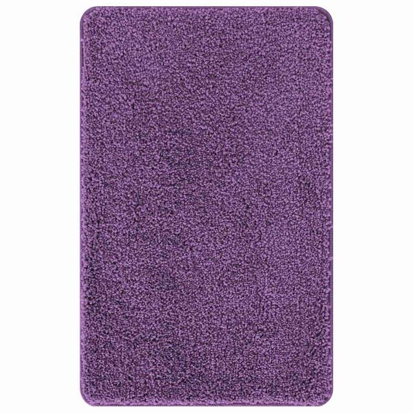 vidaXL Tapete de Banho Antiderrapante Roxo 60 x 90 cm PP