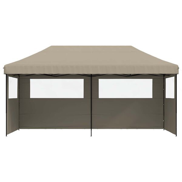 vidaXL Tenda de Festa Cinzento-acastanhado 292 x 580 x 315 cm