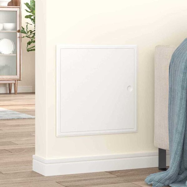 vidaXL Painel de Acesso Branco 63 x 33 x 3 cm A&ccedil;o