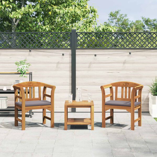 vidaXL Banco de Rosa Natural 68,5 x 46 x 82,5 cm