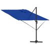 vidaXL Parasol Roma Azul 286 x 284 x 265 cm Alumínio e Poliéster