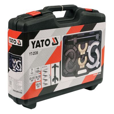 YATO Kit compressor de molas intercambiável e ferramenta extratora
