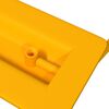 vidaXL Ma&ccedil;anetas de Arm&aacute;rio 2 pcs Amarelo Mostarda 85 x 45 mm Metal