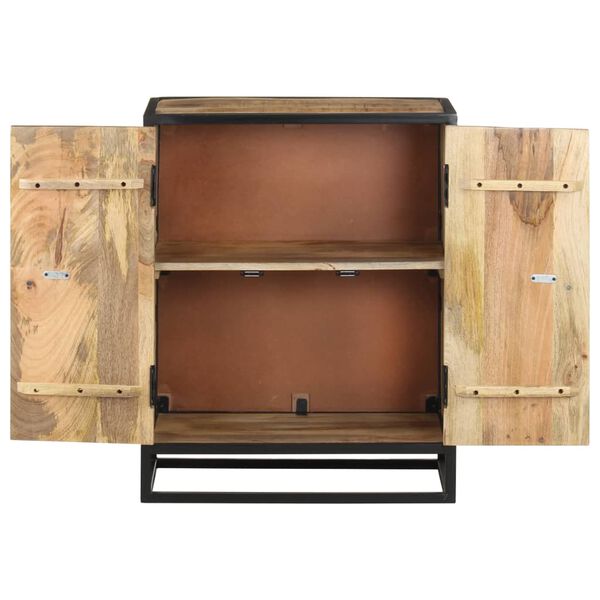 vidaXL Aparador esculpido à mão 60x35x75cm madeira de mangueira maciça